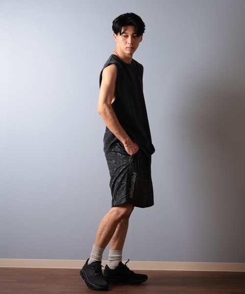 RVCA（ルーカ）の「RVCA/ルーカ タンクトップ バックプリント BF041-P36（タンクトップ・メンズ・ブラック×ホワイト/ブラック×パープル・L/S/M）」の12枚目の写真