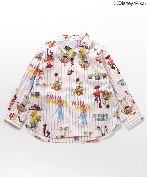Disney（ディズニー）の「ディズニーキャラクター/総柄ストライプシャツ/トイ・ストーリー（シャツ/ブラウス・キッズ・ストライプ・130/120/110/100/90/80）」の14枚目の写真