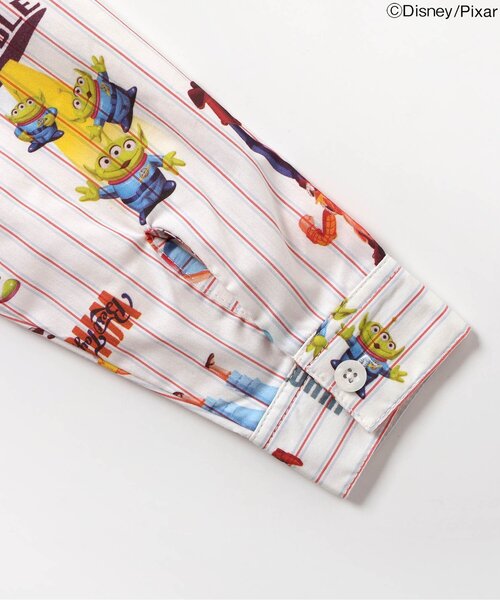 Disney（ディズニー）の「ディズニーキャラクター/総柄ストライプシャツ/トイ・ストーリー（シャツ/ブラウス・キッズ・ストライプ・130/120/110/100/90/80）」の6枚目の写真