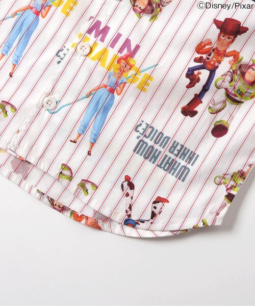 Disney（ディズニー）の「ディズニーキャラクター/総柄ストライプシャツ/トイ・ストーリー（シャツ/ブラウス・キッズ・ストライプ・130/120/110/100/90/80）」の8枚目の写真