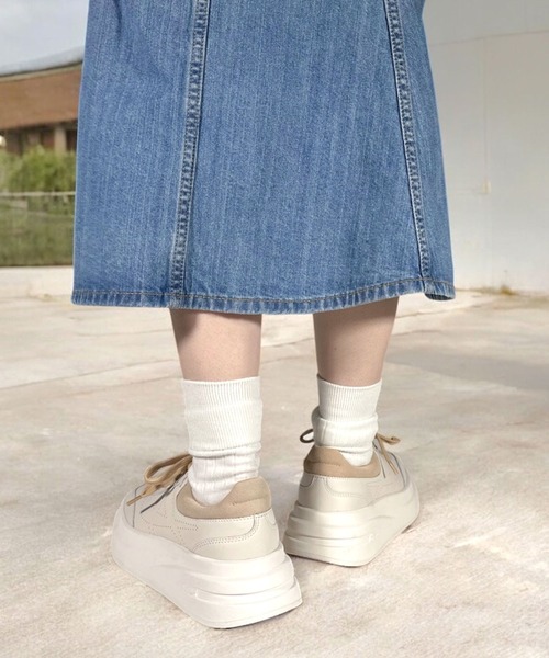 セール】ASH/アッシュ【IDOL】厚底ホワイトスニーカー 5.5cmヒール