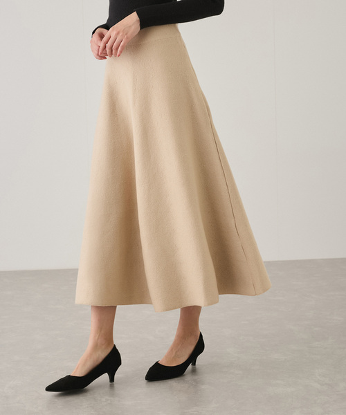 クロシェライクニットスカート チャコット 楽天市場】CLOCHE クロシェ ロングスカート 510-86019