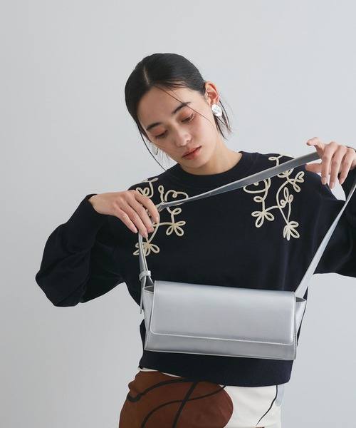 ゆきこ　　　美品　メタルビーズバック　2WAY トライアングル メタルビーズバッグ cha25s010-ファッション通販