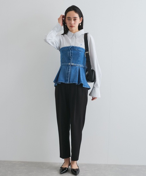 VIS（ビス）の「【軽量】横長ショルダーボディバッグ（ショルダーバッグ・レディース・ブラック/シルバー・FREE）」の3枚目の写真