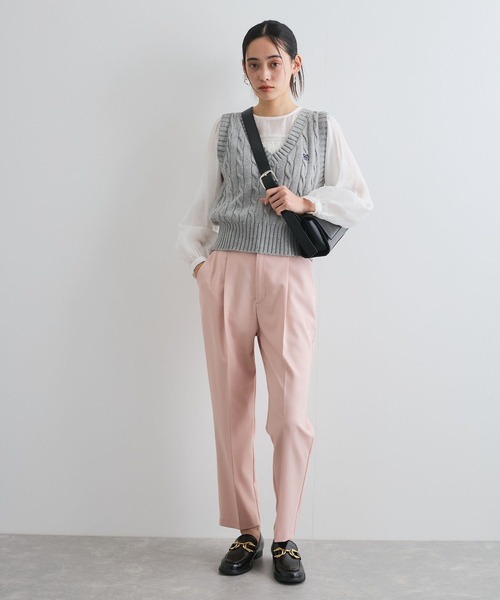 VIS（ビス）の「【軽量】横長ショルダーボディバッグ（ショルダーバッグ・レディース・ブラック/シルバー・FREE）」の5枚目の写真