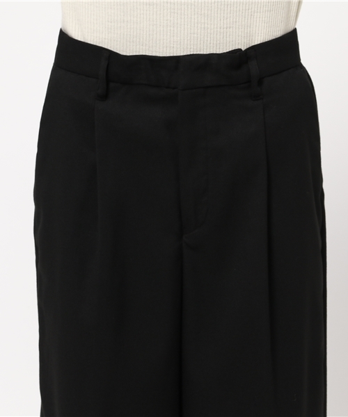 VIS（ビス）の「ワンタックワイドパンツ（その他パンツ・レディース・ダークブラウン/キャメル/ブルー系その他/ブラック・SMALL/MEDIUM）」の10枚目の写真