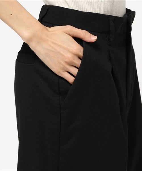 VIS（ビス）の「ワンタックワイドパンツ（その他パンツ・レディース・ダークブラウン/キャメル/ブルー系その他/ブラック・SMALL/MEDIUM）」の18枚目の写真