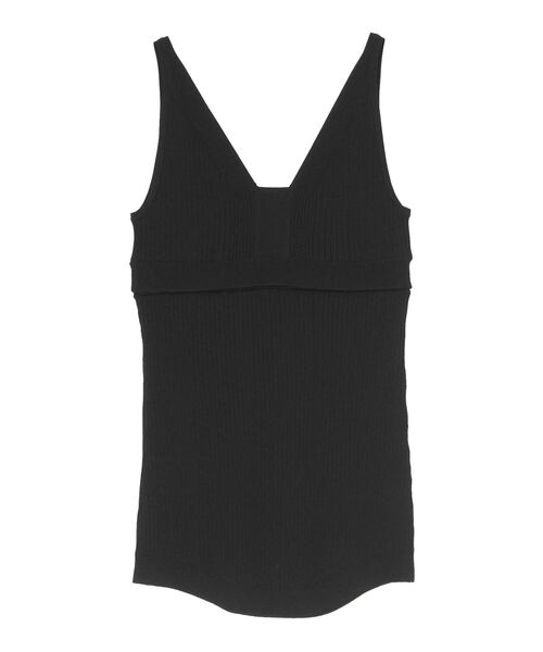 「UN3D.」 キャミソールニット FREE ブラック レディース セール】3WAY KNIT CAMISOLE / 3WAYニットキャミソール