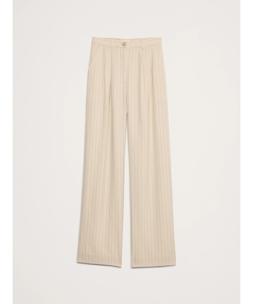 Banana Republic（バナナリパブリック）の「ソーホー ハイライズ ワイドレッグ パンツ（その他パンツ・レディース・ブラック/ベージュ・4/8/2/0/6）」の5枚目の写真