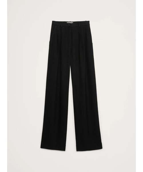 Banana Republic（バナナリパブリック）の「ソーホー ハイライズ ワイドレッグ パンツ（その他パンツ・レディース・ブラック/ベージュ・4/8/2/0/6）」の8枚目の写真