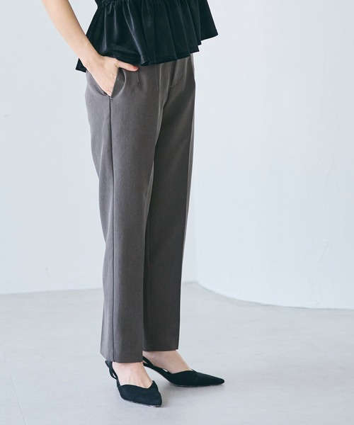 coca(coca)(コカ)の「イージーケア3Dストレッチハイウエストパンツ | セレモニー オフィス ママスーツ フォーマルウェア スーツ 卒業式(スラックス・レディース・ブラック/ライトベージュ/ストライプ/ネイビー/アイボリー/グレー/ブルー/ベージュ/チャコール/ワイン/A/B・L/M/XL/S)」の17枚目の写真