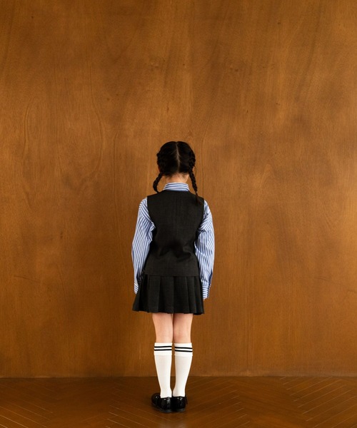 LOWRYS FARM(ローリーズファーム)の「メランジツイルベスト 241038(ベスト・キッズ・チャコールグレー/ブラウン/グレー・140cm/150cm/110cm/120cm/130cm)」の11枚目の写真