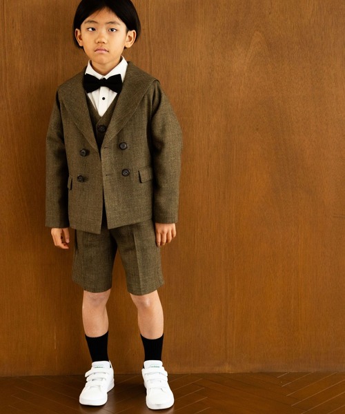 LOWRYS FARM(ローリーズファーム)の「メランジツイルベスト 241038(ベスト・キッズ・チャコールグレー/ブラウン/グレー・140cm/150cm/110cm/120cm/130cm)」の14枚目の写真