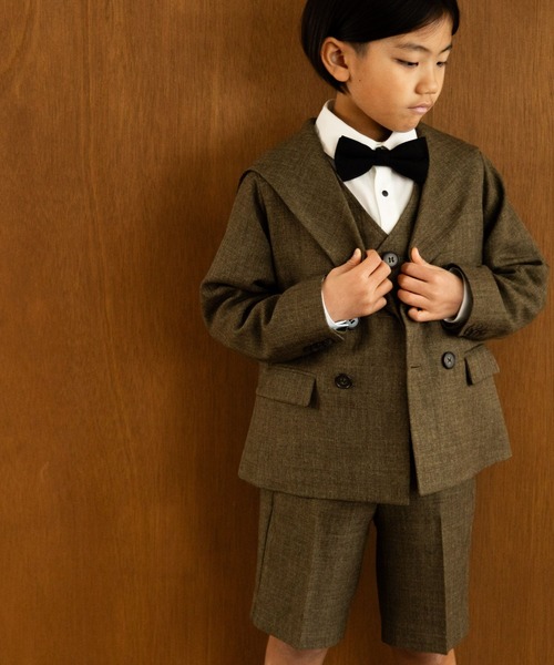 LOWRYS FARM(ローリーズファーム)の「メランジツイルベスト 241038(ベスト・キッズ・チャコールグレー/ブラウン/グレー・140cm/150cm/110cm/120cm/130cm)」の15枚目の写真