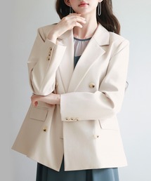 SAISON DE PAPILLON（セゾンドパピヨン）の「【大人気】ボタンテーラードジャケット 出勤（テーラードジャケット）」