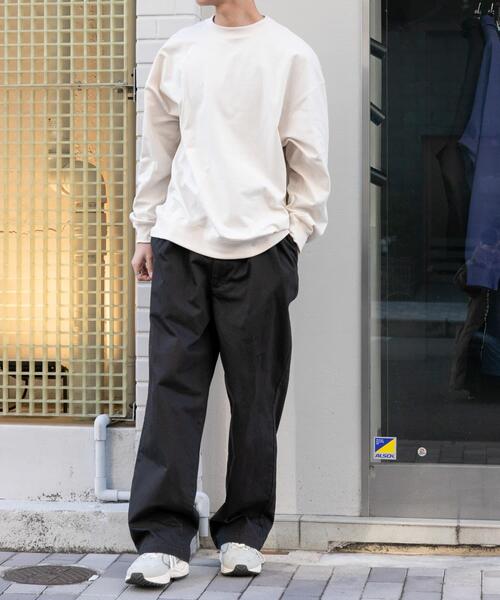 FORK&SPOON（フォークアンドスプーン）の「FORK&SPOON　ハイツイストジャージーロングスリーブカットソー（Tシャツ/カットソー・メンズ・アイボリー/ネイビー・4/5）」の9枚目の写真