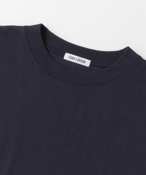 FORK&SPOON（フォークアンドスプーン）の「FORK&SPOON　ハイツイストジャージーロングスリーブカットソー（Tシャツ/カットソー・メンズ・アイボリー/ネイビー・4/5）」の16枚目の写真