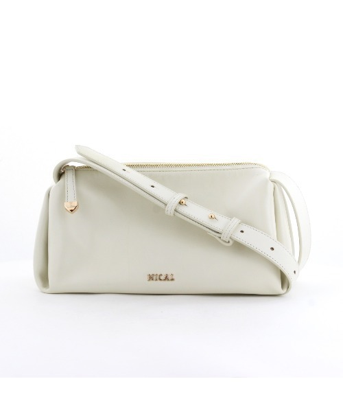 NICAL(ニカル)の「【本革】【NICAL】スクエアショルダーバッグ/554180(ショルダーバッグ・レディース・ブラック/アイボリー/ピンク・FREE)」の11枚目の写真