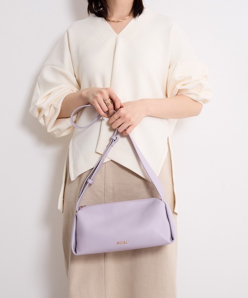 NICAL(ニカル)の「【本革】【NICAL】スクエアショルダーバッグ/554180(ショルダーバッグ・レディース・ブラック/アイボリー/ピンク・FREE)」の21枚目の写真