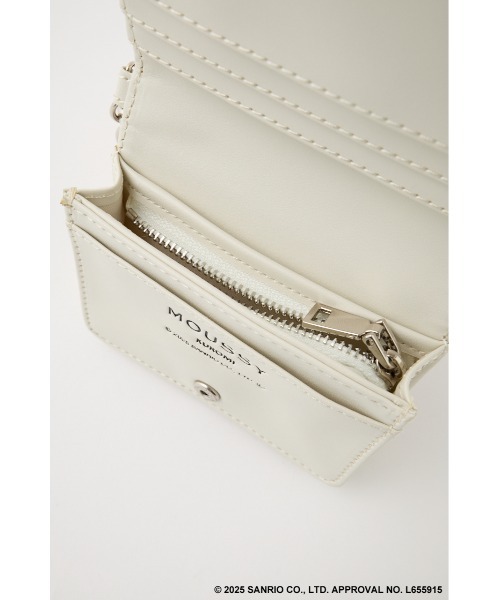 MOUSSY（マウジー）の「MM KU ミニウォレット（財布・レディース・ブラック/ホワイト・FREE）」の9枚目の写真