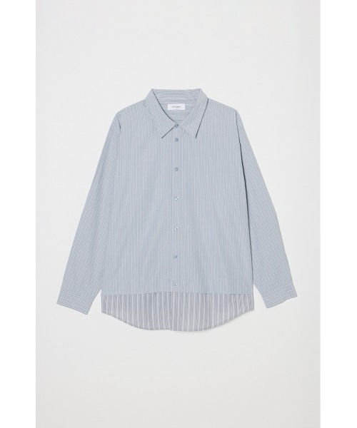 STYLEMIXER(スタイルミキサー)の「ストライプレイヤーシャツ(シャツ/ブラウス・メンズ・ブルー/グレー・MEDIUM/LARGE)」の16枚目の写真
