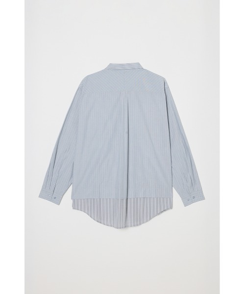 STYLEMIXER(スタイルミキサー)の「ストライプレイヤーシャツ(シャツ/ブラウス・メンズ・ブルー/グレー・MEDIUM/LARGE)」の17枚目の写真