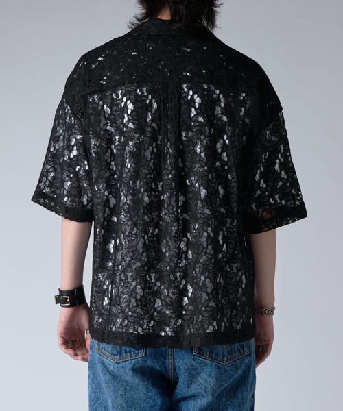 Lui's(ルイス)の「フラワーレースシャツ 25ss(シャツ/ブラウス・メンズ・オフホワイト/パープル/ブラック・M/S)」の12枚目の写真