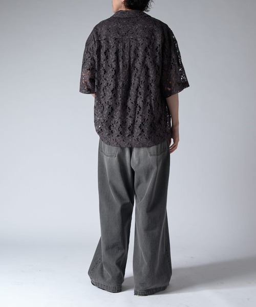 セール】フラワーレースシャツ 25ss（シャツ/ブラウス）｜Lui's