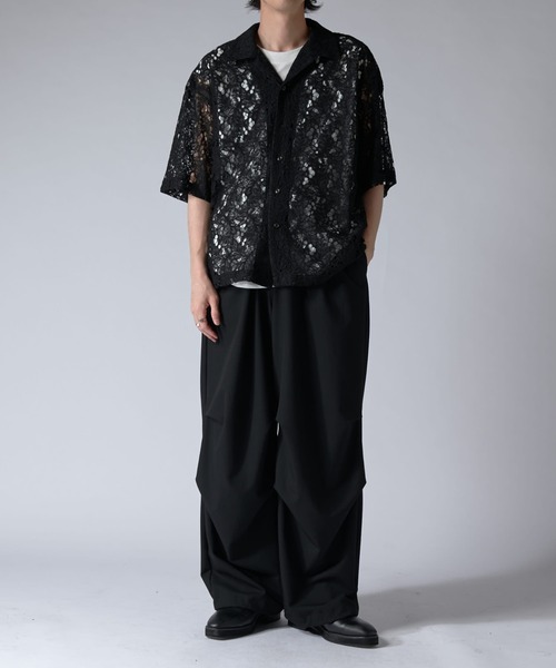 セール】フラワーレースシャツ 25ss（シャツ/ブラウス）｜Lui's