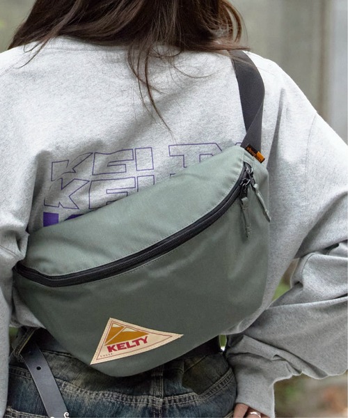 KELTY（ケルティ）の「KELTY/ケルティ SLIM FANNY スリム ボディーバック 2026年春夏（ボディバッグ/ウエストポーチ・メンズ・タン/セージグリーン/グレー/キャメル/ブラック/ネイビー/モカ/マスタード/オリーブ・FREE）」の7枚目の写真