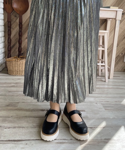 LUGG NAGG(ラグナグ)の「【maschietta】【3E】プラットフォームメリージェーン【厚底】(パンプス・レディース・ネイビー/オフホワイト/ブラック/ダークブラウン/ブラック×ブラック・S/M/L/LL)」の14枚目の写真