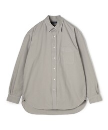   オックスフォードシャツ M グレー ボンマックス オックスフォード長袖シャツ チャコールグレー M