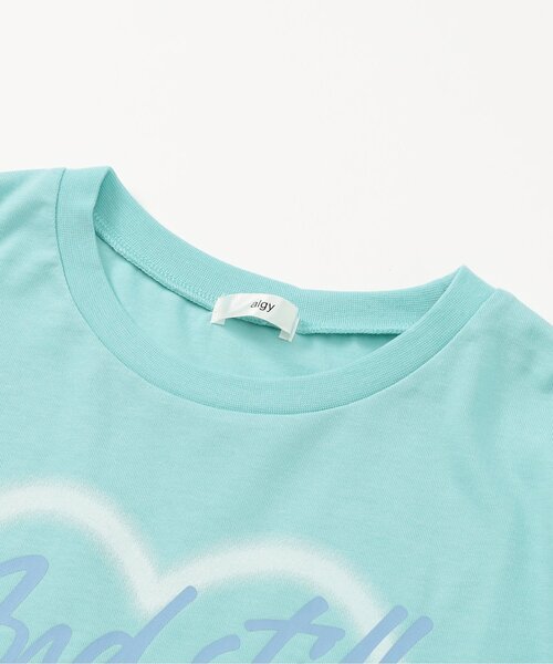 algy(アルジー)の「ハートスプレータンタケ半袖T(Tシャツ/カットソー・キッズ・ブラック/ラベンダー/ミント・X-SMALL/XX-SMALL/SMALL/MEDIUM)」の14枚目の写真