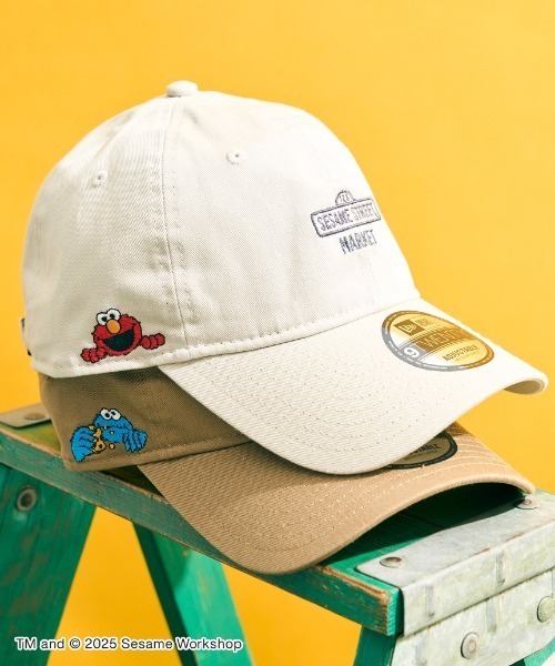 SESAME STREET MARKET NEW ERAコラボ　キャップ SESAME STREET MARKET | NEW ERA®】コラボレーション