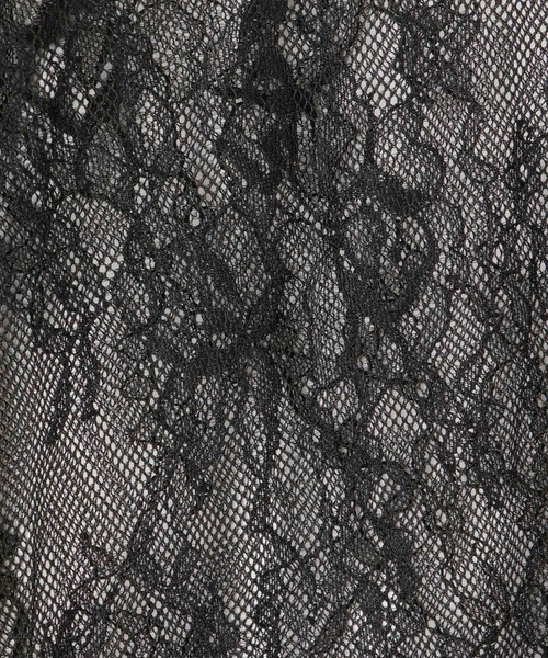 QUEENS COURT（クイーンズコート）の「シアーストレッチレースワンピース≪洗濯機で洗える≫（ワンピース・レディース・ブラック/オフホワイト・M）」の10枚目の写真