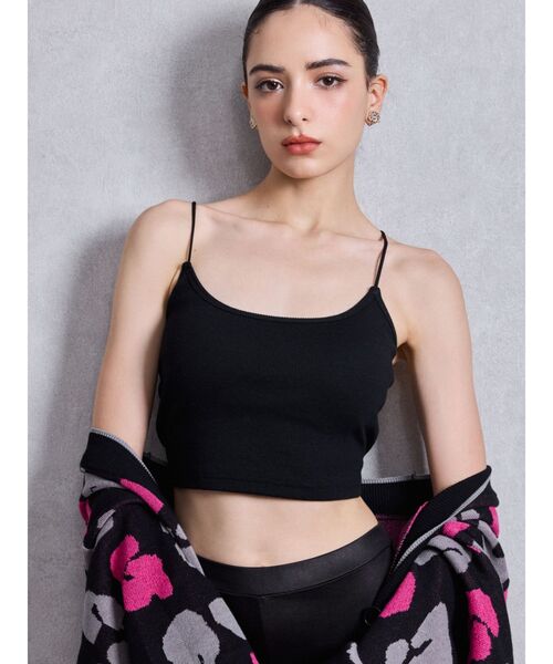 GYDA（ジェイダ）の「Backクロスビスチェ（キャミソール・レディース・オフホワイト/ブラック・FREE）」の14枚目の写真