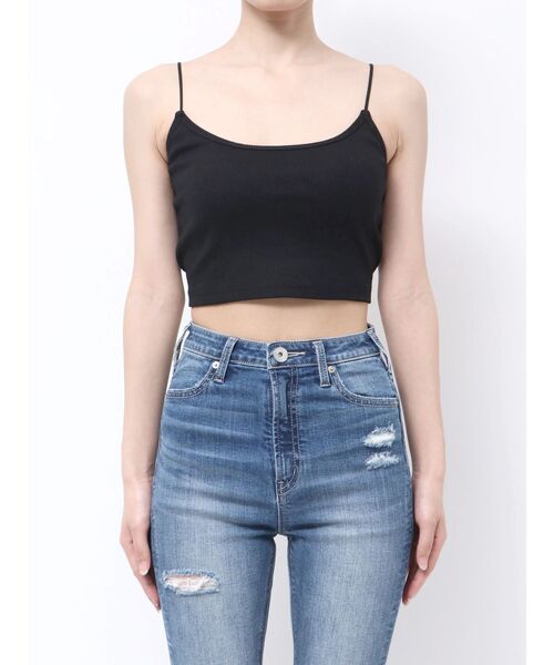 GYDA（ジェイダ）の「Backクロスビスチェ（キャミソール・レディース・オフホワイト/ブラック・FREE）」の22枚目の写真