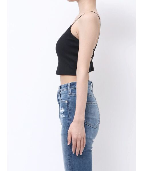 GYDA（ジェイダ）の「Backクロスビスチェ（キャミソール・レディース・オフホワイト/ブラック・FREE）」の21枚目の写真