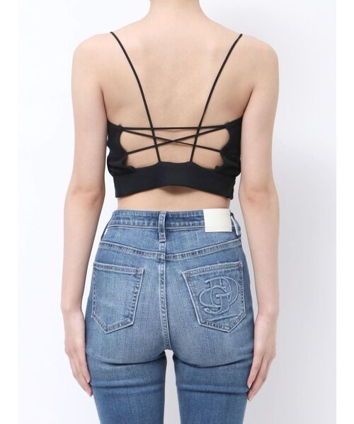 GYDA（ジェイダ）の「Backクロスビスチェ（キャミソール・レディース・オフホワイト/ブラック・FREE）」の20枚目の写真