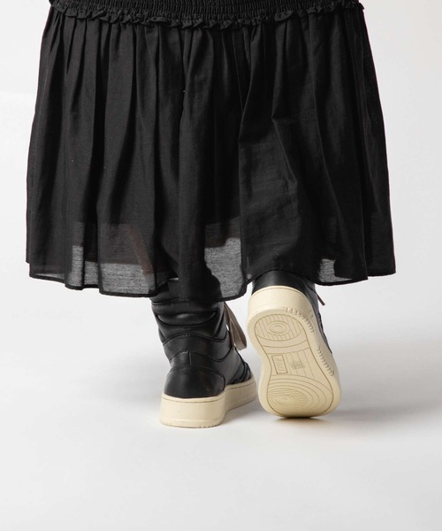 AUTRY(オートリー)の「AUTRY BIG ONE HIGT LEATHER SNEAKER オートリー ビッグワン ハイ レザー スニーカー(スニーカー・レディース・ブラック・38/39/37)」の7枚目の写真