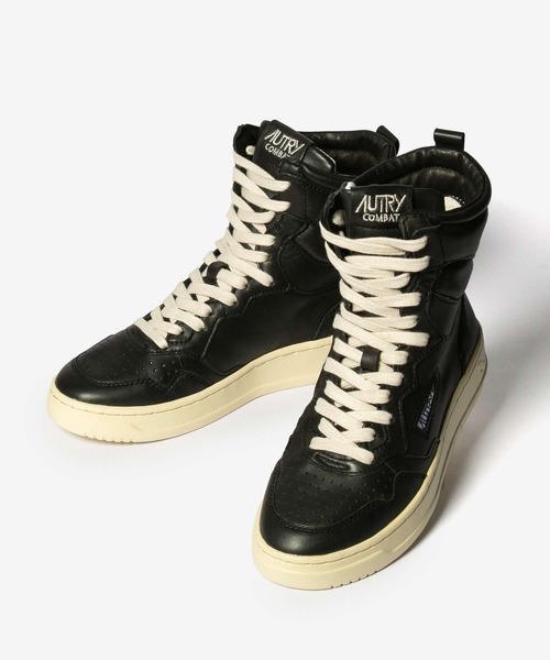 AUTRY(オートリー)の「AUTRY BIG ONE HIGT LEATHER SNEAKER オートリー ビッグワン ハイ レザー スニーカー(スニーカー・レディース・ブラック・38/39/37)」の8枚目の写真