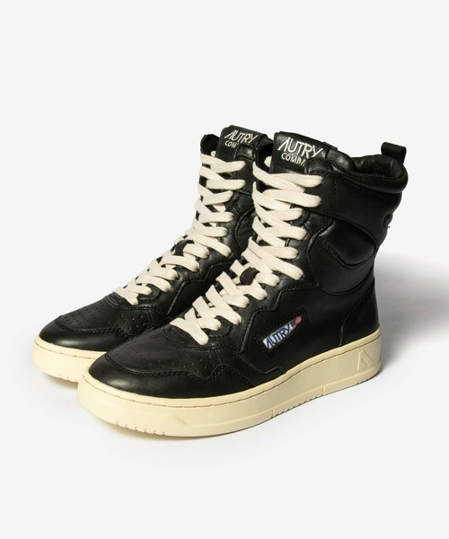 AUTRY(オートリー)の「AUTRY BIG ONE HIGT LEATHER SNEAKER オートリー ビッグワン ハイ レザー スニーカー(スニーカー・レディース・ブラック・38/39/37)」の9枚目の写真
