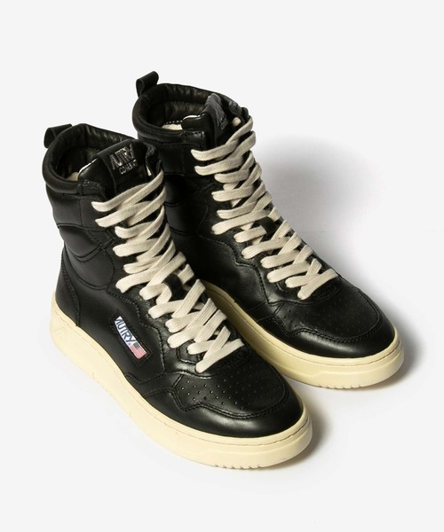 AUTRY(オートリー)の「AUTRY BIG ONE HIGT LEATHER SNEAKER オートリー ビッグワン ハイ レザー スニーカー(スニーカー・レディース・ブラック・38/39/37)」の10枚目の写真