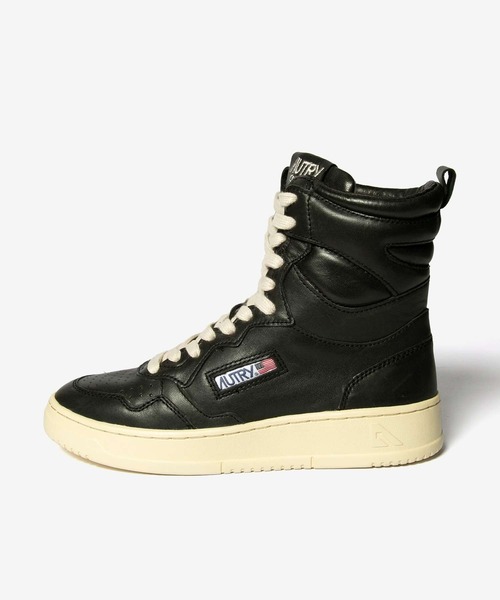 AUTRY(オートリー)の「AUTRY BIG ONE HIGT LEATHER SNEAKER オートリー ビッグワン ハイ レザー スニーカー(スニーカー・レディース・ブラック・38/39/37)」の13枚目の写真