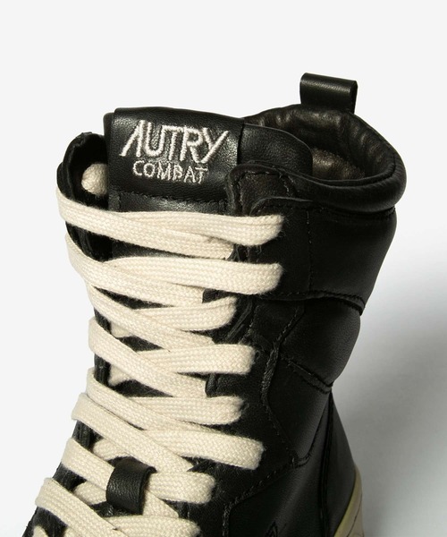 AUTRY(オートリー)の「AUTRY BIG ONE HIGT LEATHER SNEAKER オートリー ビッグワン ハイ レザー スニーカー(スニーカー・レディース・ブラック・38/39/37)」の16枚目の写真
