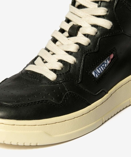 AUTRY(オートリー)の「AUTRY BIG ONE HIGT LEATHER SNEAKER オートリー ビッグワン ハイ レザー スニーカー(スニーカー・レディース・ブラック・38/39/37)」の17枚目の写真