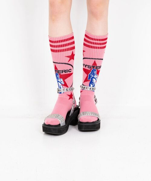 HYSTERIC GLAMOUR（ヒステリックグラマー）の「HYS STAR ハイソックス