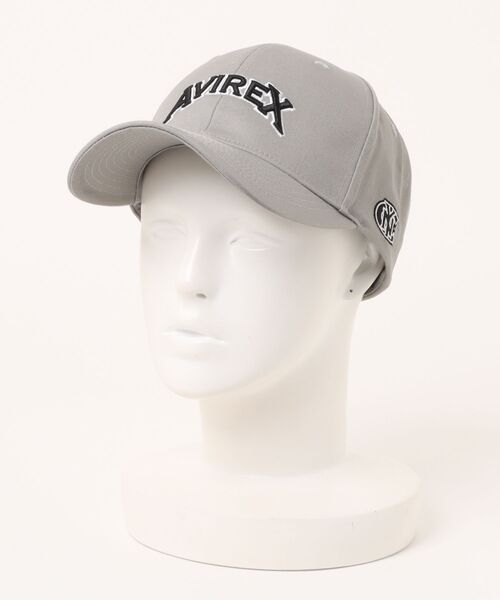 AVIREX(アヴィレックス)の「AVIREX / AX EX VARSITY 3DLOGO CAP / 80974500(キャップ・レディース・ベージュ/ブルー/グレー/ブラック・FREE)」の6枚目の写真