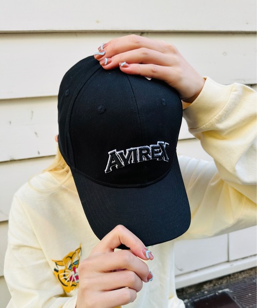 AVIREX(アヴィレックス)の「AVIREX / AX EX VARSITY 3DLOGO CAP / 80974500(キャップ・レディース・ベージュ/ブルー/グレー/ブラック・FREE)」の10枚目の写真