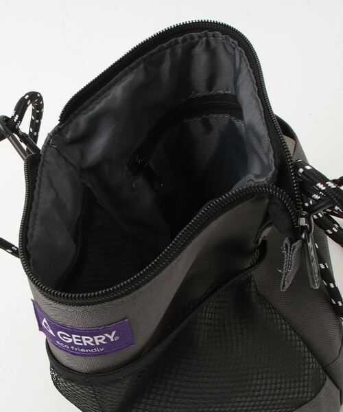 GERRY(ジェリー)の「【GERRY / ジェリー】リサイクル繊維 サコッシュショルダーバッグ ユニセックス(ショルダーバッグ・メンズ・ブラック/マルチ/チャコール/ベージュ・FREE)」の7枚目の写真